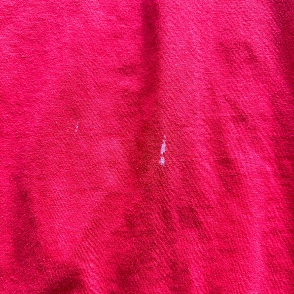 Vintage 1999 Chi Omega Alpha Delta Pi Flowering Philanthropies Red Shirt Sz M - Picture 6 of 6